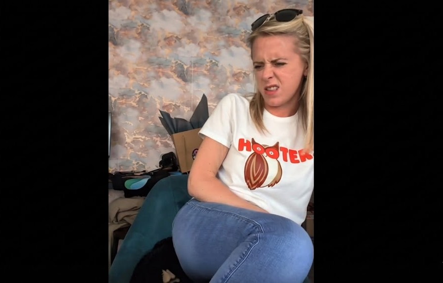 woman farting in chair compilation